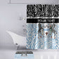 Botswana Personalized Bathroom Set African Zebra Skins Pattern