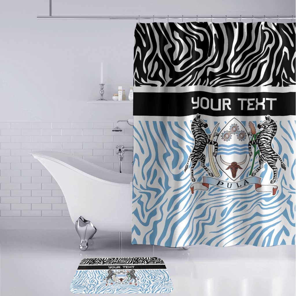 Botswana Personalized Bathroom Set African Zebra Skins Pattern