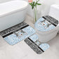 Botswana Personalized Bathroom Set African Zebra Skins Pattern