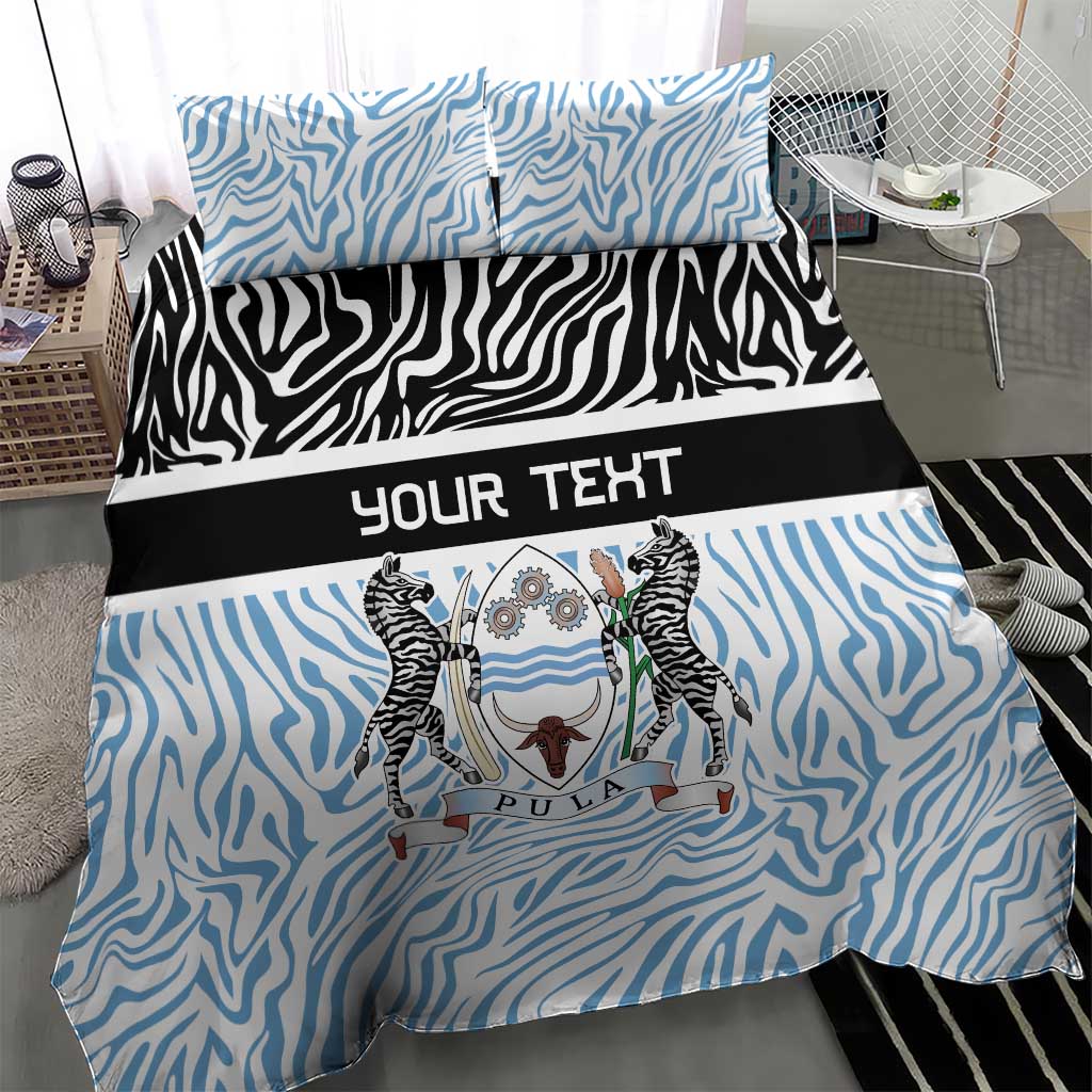 Botswana Personalized Bedding Set African Zebra Skins Pattern - African Pride