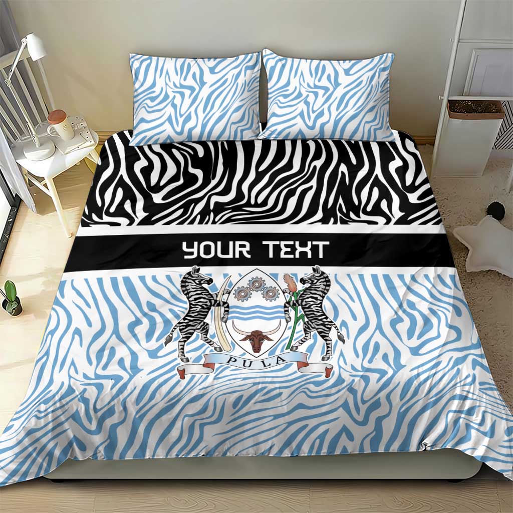 Botswana Personalized Bedding Set African Zebra Skins Pattern - African Pride
