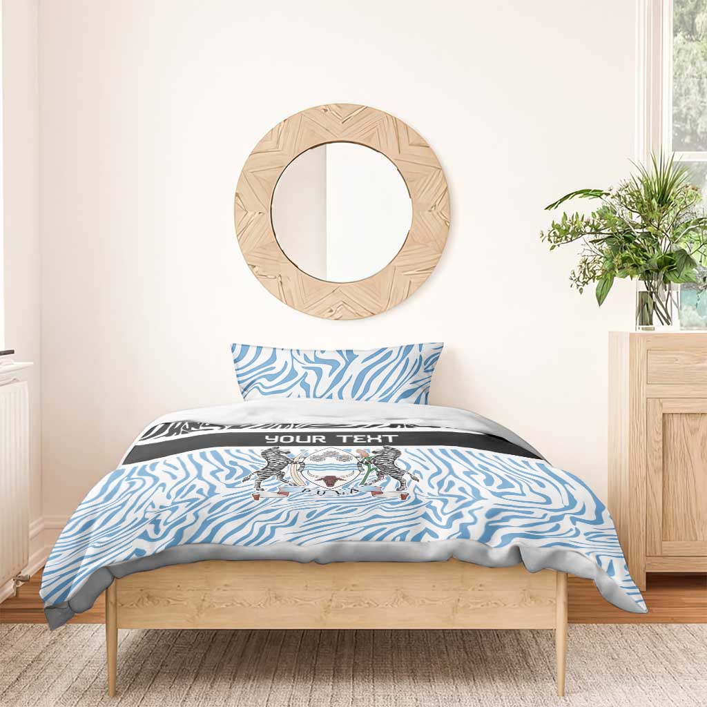 Botswana Personalized Bedding Set African Zebra Skins Pattern - African Pride