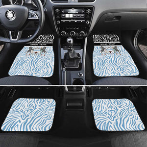 Botswana Personalized Car Mats African Zebra Skins Pattern - African Pride