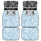 Botswana Personalized Car Mats African Zebra Skins Pattern - African Pride