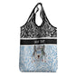 Botswana Personalized Grocery Bag African Zebra Skins Pattern - African Pride