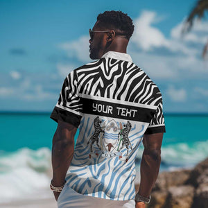 Botswana Personalized Hawaiian Shirt African Zebra Skins Pattern - African Pride