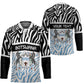 Botswana Personalized Hockey Jersey African Zebra Skins Pattern