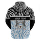 Botswana Personalized Hoodie African Zebra Skins Pattern - African Pride