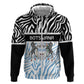 Botswana Personalized Hoodie African Zebra Skins Pattern - African Pride