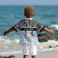 Botswana Personalized Kid Hawaiian Shirt African Zebra Skins Pattern - African Pride