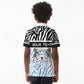 Botswana Personalized Kid Polo Shirt African Zebra Skins Pattern - African Pride