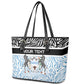 Botswana Personalized Leather Tote Bag African Zebra Skins Pattern - African Pride