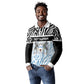 Botswana Personalized Long Sleeve Polo Shirt African Zebra Skins Pattern - African Pride