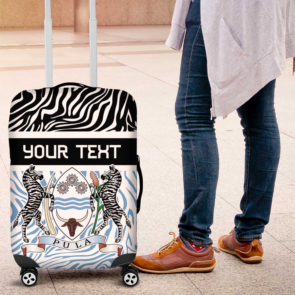 Botswana Personalized Luggage Cover African Zebra Skins Pattern - African Pride