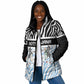 Botswana Personalized Padded Jacket African Zebra Skins Pattern