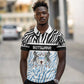 Botswana Personalized Polo Shirt African Zebra Skins Pattern - African Pride
