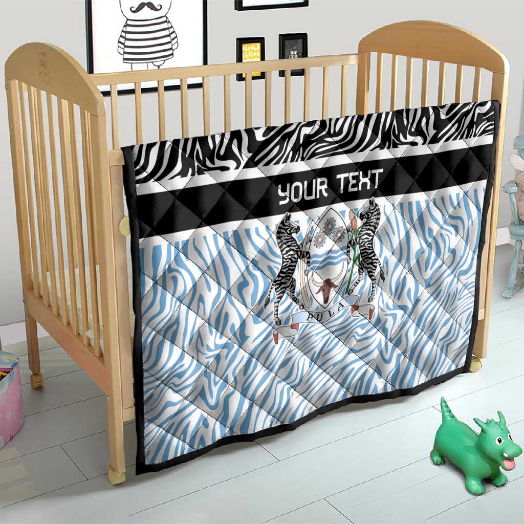 Botswana Personalized Quilt African Zebra Skins Pattern - African Pride