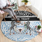 Botswana Personalized Round Carpet African Zebra Skins Pattern - African Pride