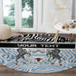 Botswana Personalized Round Carpet African Zebra Skins Pattern - African Pride