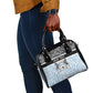 Botswana Personalized Shoulder Handbag African Zebra Skins Pattern - African Pride
