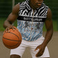 Botswana Personalized Sleeveless Zip Hoodie African Zebra Skins Pattern - African Pride