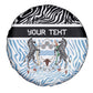 Botswana Personalized Spare Tire Cover African Zebra Skins Pattern - African Pride