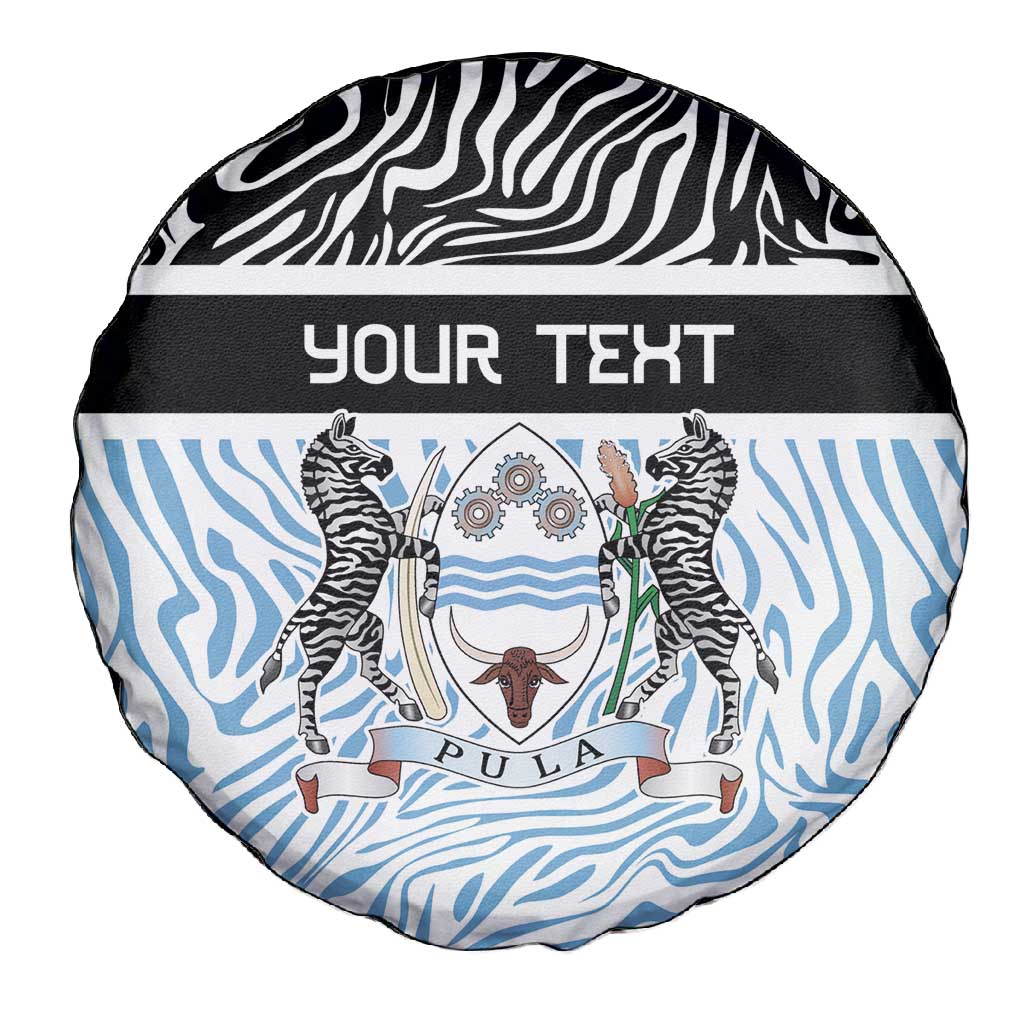 Botswana Personalized Spare Tire Cover African Zebra Skins Pattern - African Pride