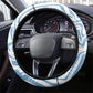Botswana Steering Wheel Cover African Zebra Skins Pattern - African Pride