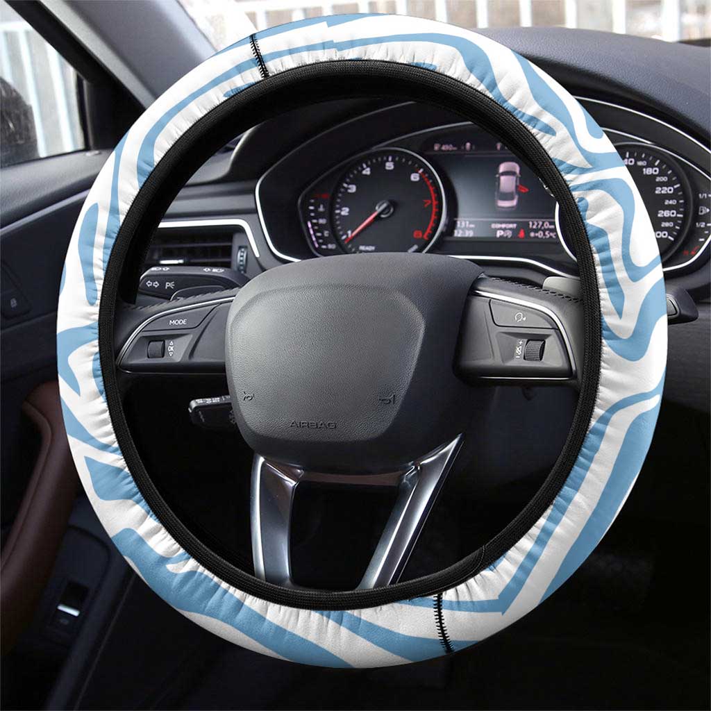 Botswana Steering Wheel Cover African Zebra Skins Pattern - African Pride