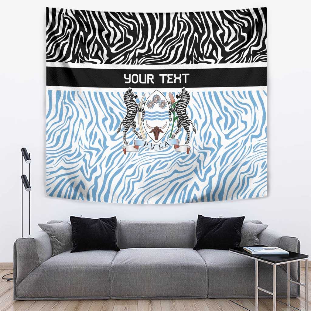 Botswana Personalized Tapestry African Zebra Skins Pattern - African Pride