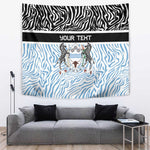 Botswana Personalized Tapestry African Zebra Skins Pattern - African Pride