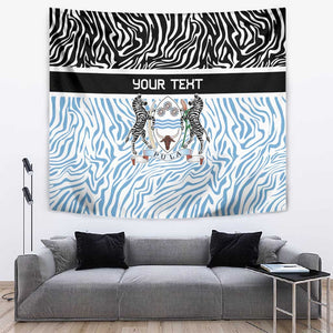 Botswana Personalized Tapestry African Zebra Skins Pattern - African Pride