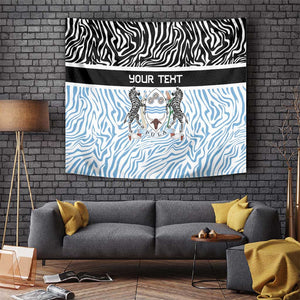 Botswana Personalized Tapestry African Zebra Skins Pattern - African Pride