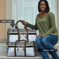 Botswana Personalized Travel Bag African Zebra Skins Pattern