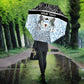 Botswana Personalized Umbrella African Zebra Skins Pattern