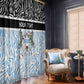 Botswana Personalized Window Curtain African Zebra Skins Pattern - African Pride