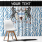 Botswana Personalized Window Curtain African Zebra Skins Pattern - African Pride