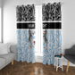 Botswana Personalized Window Curtain African Zebra Skins Pattern - African Pride