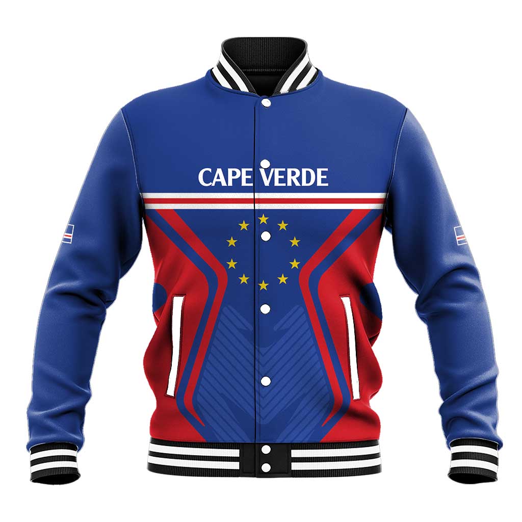 Custom Cape Verde Football Spirit Baseball Jacket Est 1979 - African Pride