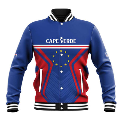 Custom Cape Verde Football Spirit Baseball Jacket Est 1979 - African Pride