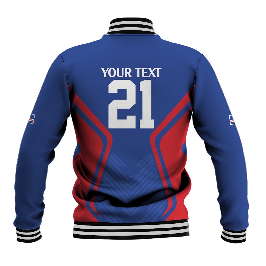 Custom Cape Verde Football Spirit Baseball Jacket Est 1979 - African Pride
