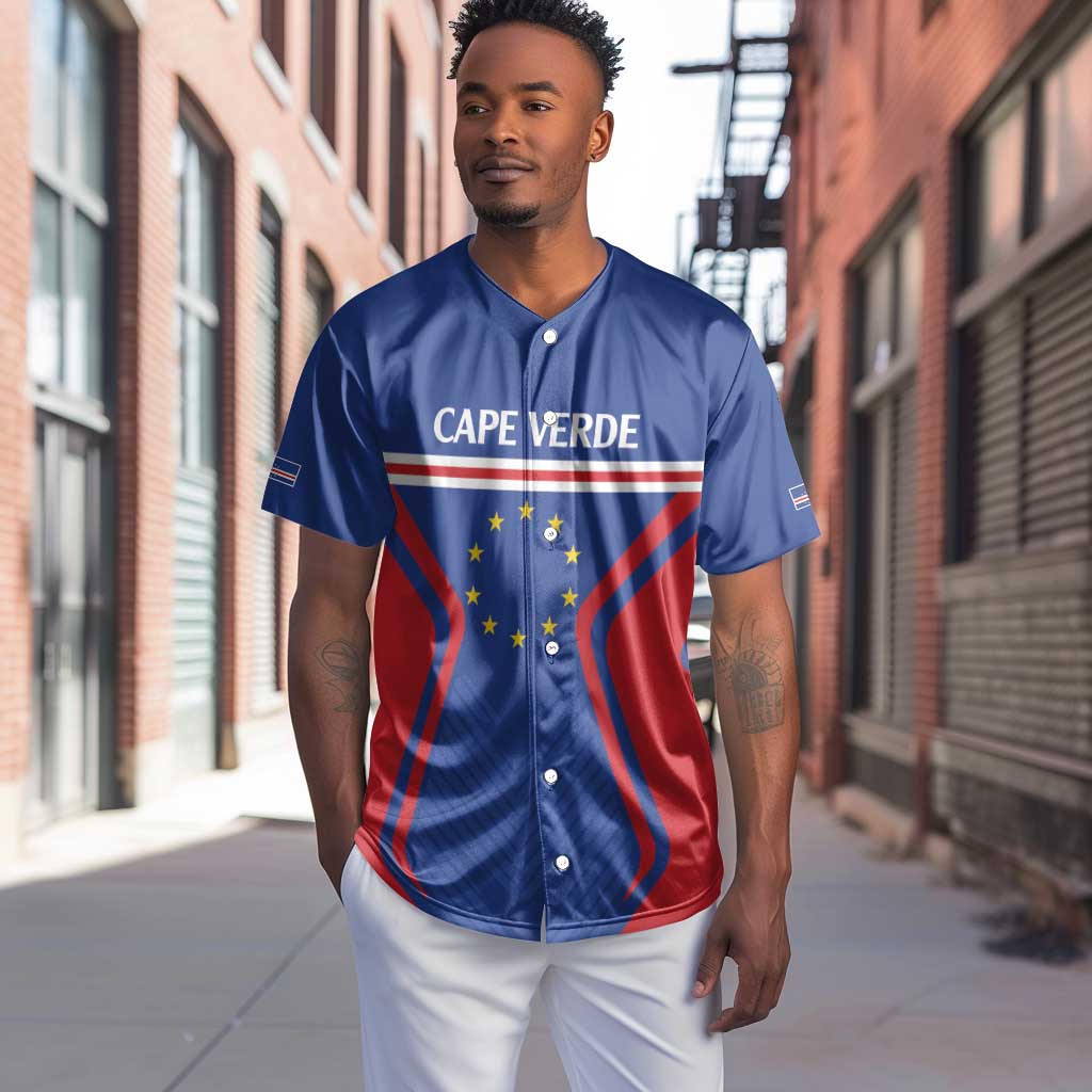 Custom Cape Verde Football Spirit Baseball Jersey Est 1979 - African Pride
