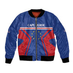 Custom Cape Verde Football Spirit Bomber Jacket Est 1979 - African Pride
