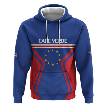 Custom Cape Verde Football Spirit Hoodie Est 1979 - African Pride