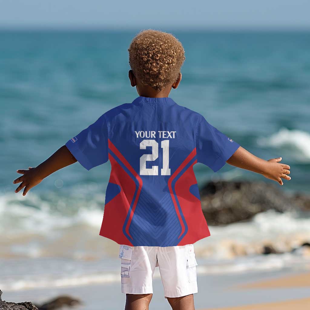 Custom Cape Verde Football Spirit Kid Hawaiian Shirt Est 1979 - African Pride