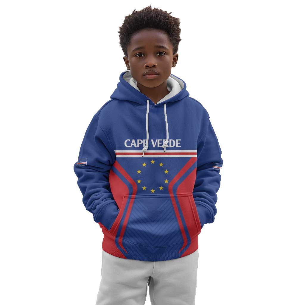 Custom Cape Verde Football Spirit Kid Hoodie Est 1979 - African Pride