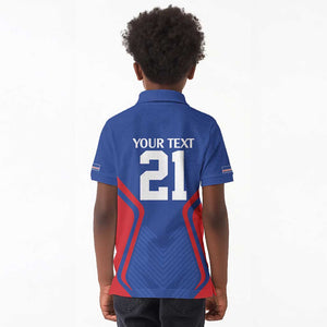Custom Cape Verde Football Spirit Kid Polo Shirt Est 1979 - African Pride