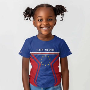 Custom Cape Verde Football Spirit Kid T shirt Est 1979 - African Pride