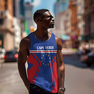Custom Cape Verde Football Spirit Men Tank Top Est 1979 - African Pride