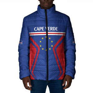 Custom Cape Verde Football Spirit Padded Jacket Est 1979